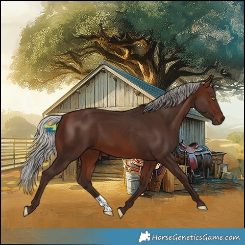 Horse Color:Silver Brown 