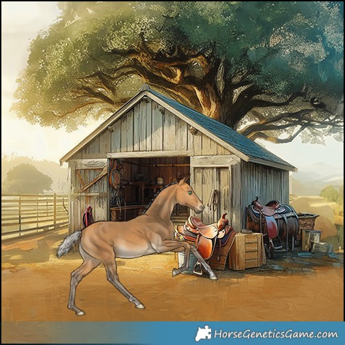 Horse Color:Silver Buckskin 