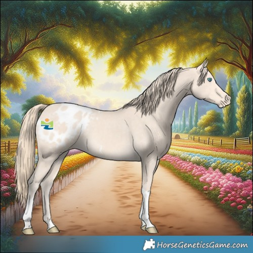 Horse Color:Perlino Tobiano Appaloosa 