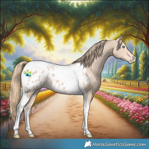Horse Color:Perlino Tobiano Appaloosa 