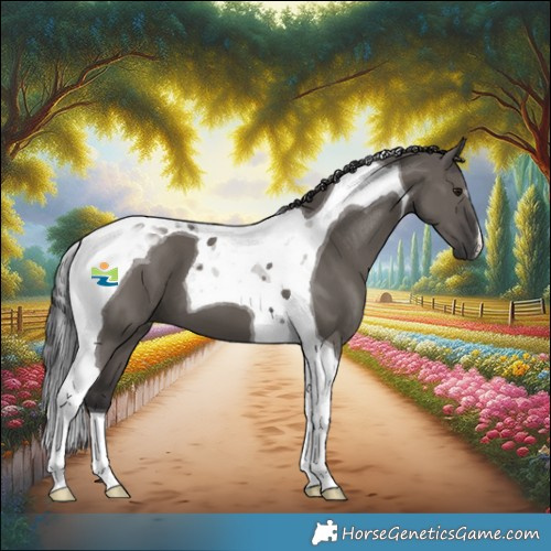 Horse Color:Smoky Grullo Tobiano 