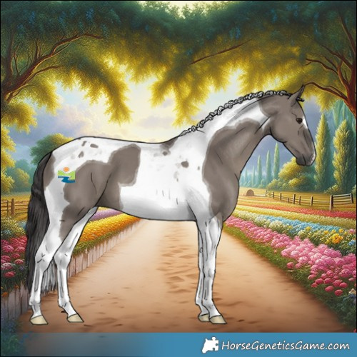 Horse Color:Smoky Grullo Tobiano 