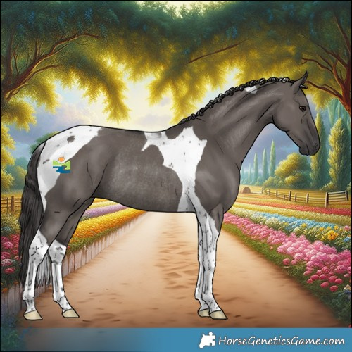 Horse Color:Smoky Grullo Tobiano Rabicano 