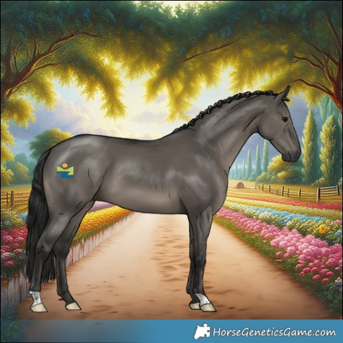 Horse Color:Gray Smoky Grullo 