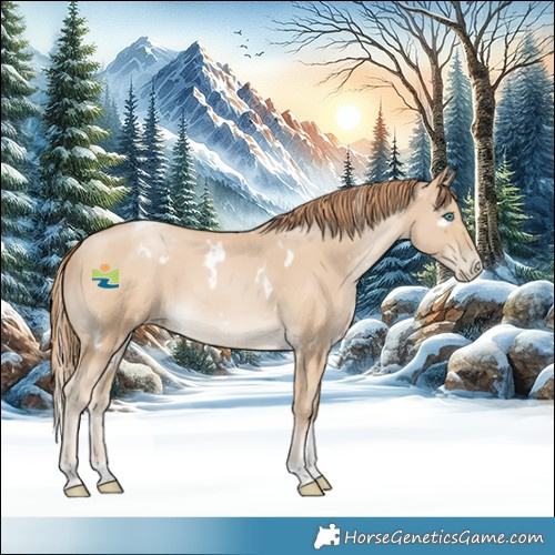 Horse Color:White Spotted Smoky Black Pearl Tobiano 