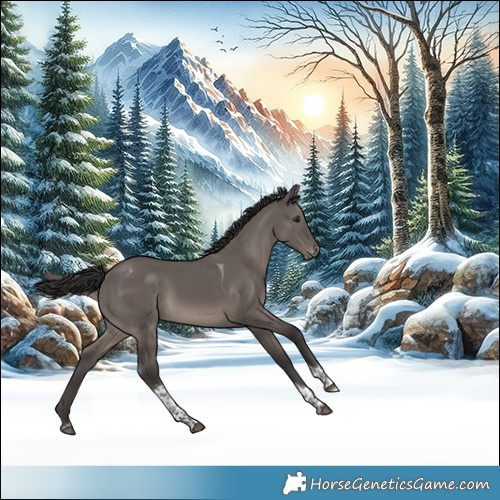 Horse Color:Smoky Grullo Tobiano Appaloosa 