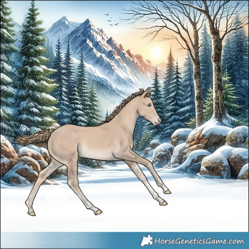 Horse Color:Smoky Creme Tobiano 