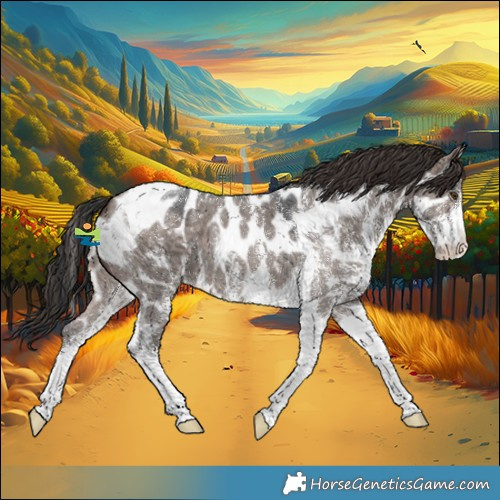 Horse Color:Brown Dun Mushroom Sabino Tobiano Appaloosa 