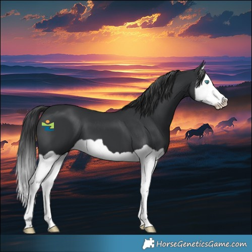 Horse Color:Black Splash 