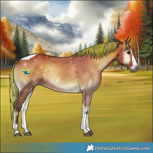 Horse Color:Gray Painted Silver Bay Onyx Splash Tobiano 