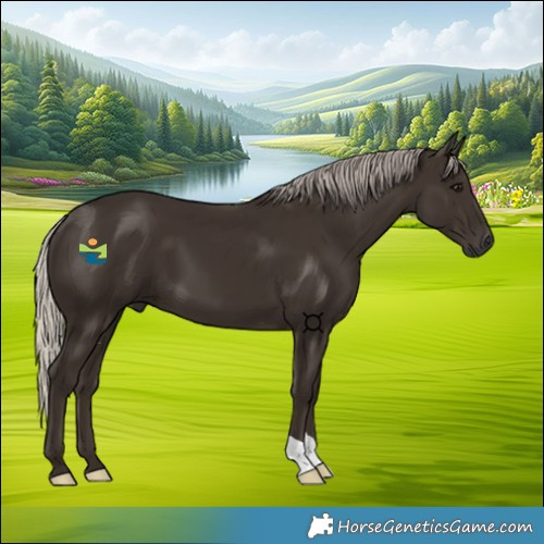 Horse Color:Gray Silver Black 