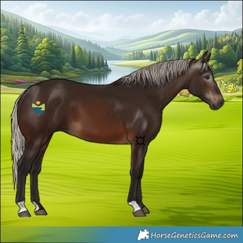 Horse Color:Gray Silver Bay 