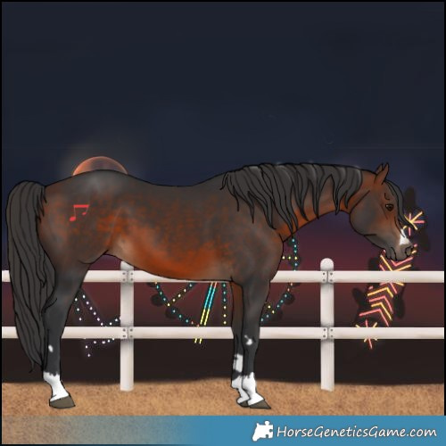 Horse Color:Brown 