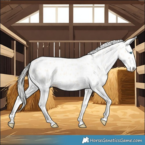 Horse Color:Cremello Leopard 