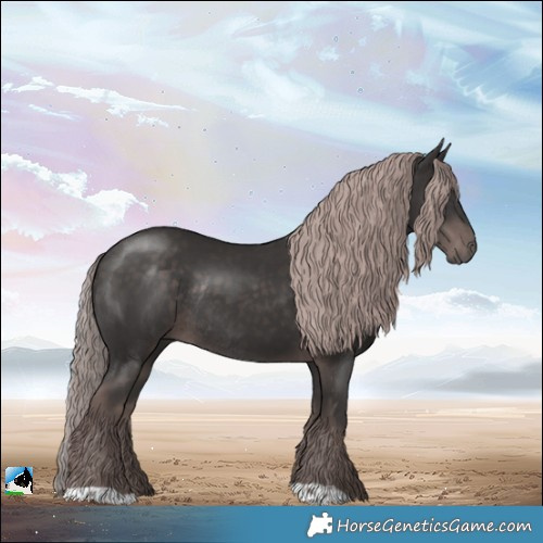 Horse Color:Platinum Liver Chestnut Rabicano