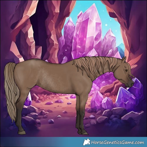 Horse Color:Liver Red Dun Rabicano 