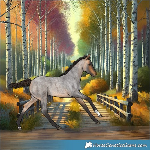 Horse Color:Buckskin Roan 