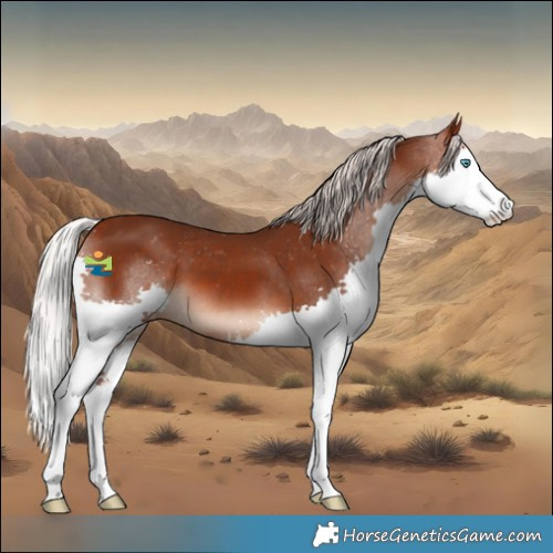 Horse Color:Silver Brown Splash Appaloosa