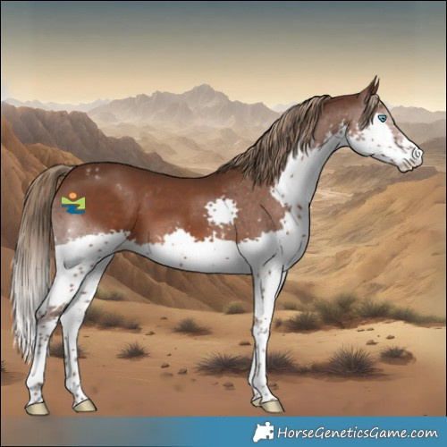 Horse Color:Liver Chestnut Splash Appaloosa
