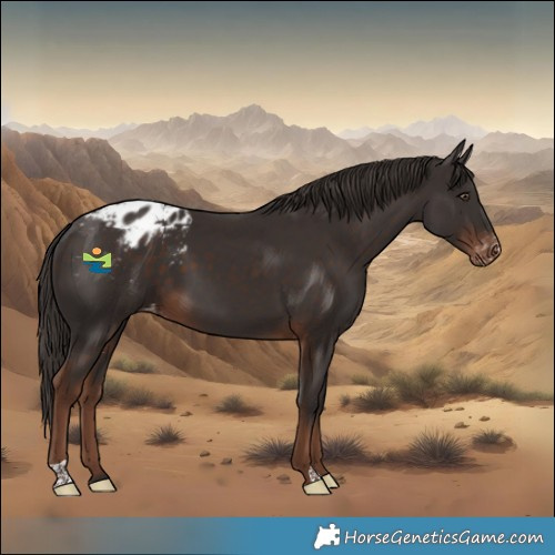 Horse Color:Liver Chestnut Appaloosa