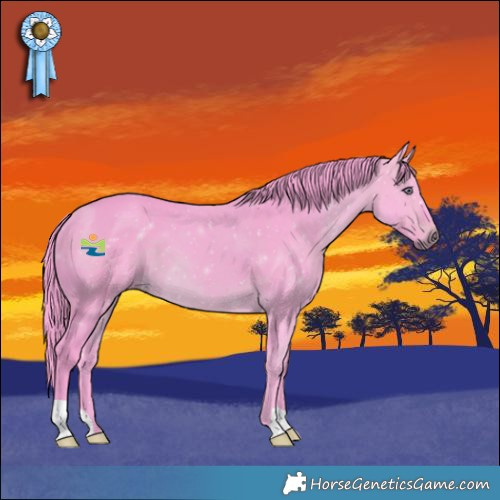 Horse Color:Watercolor Brown Chinchilla
