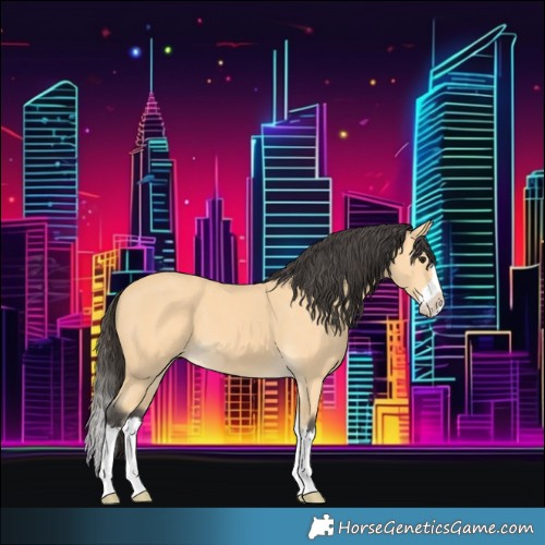 Horse Color:Buckskin Splash 