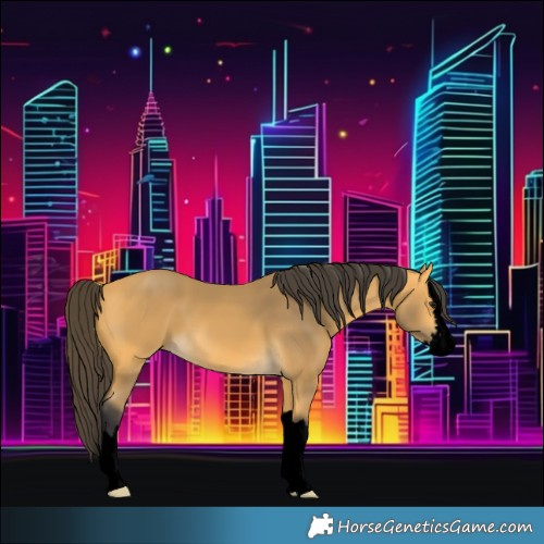 Horse Color:Void Buckskin Splash 