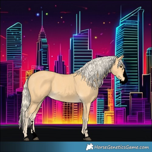 Horse Color:Void Palomino Splash 