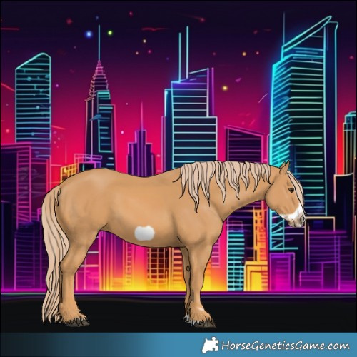 Horse Color:Chestnut Splash Frame 
