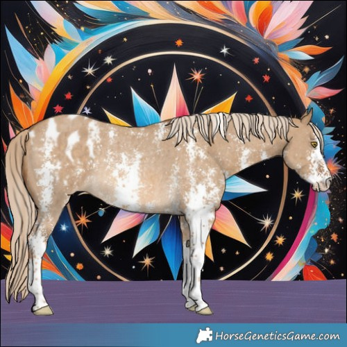 Horse Color:Chocolate Palomino Dun Sabino Appaloosa Rabicano Brindle 