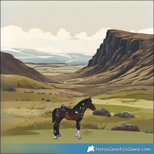 Horse Color:Gray White Spotted Bay Tobiano 