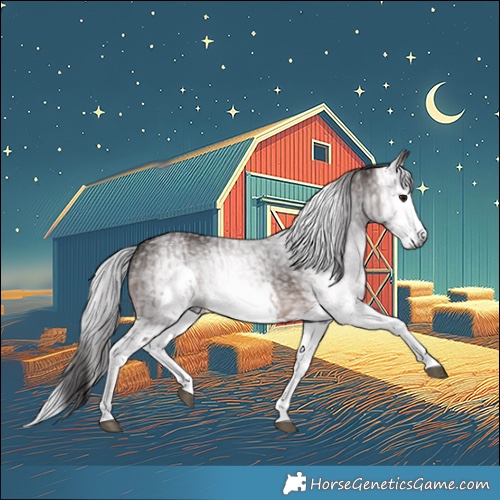 Horse Color:Gray Bay Splash Frame  and Gray Bay Splash Frame 