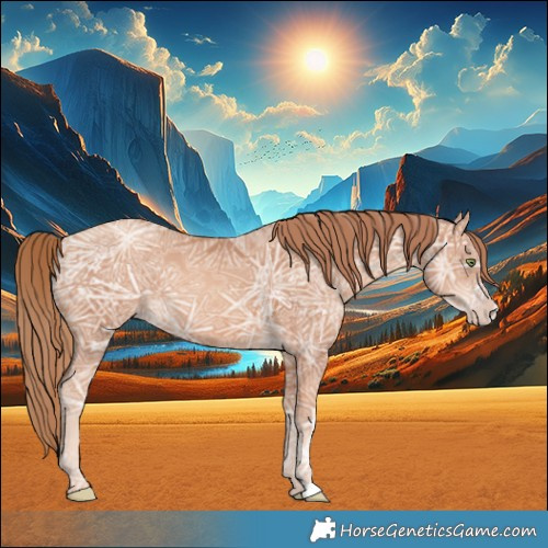 Horse Color:Gold Champagne Ice 