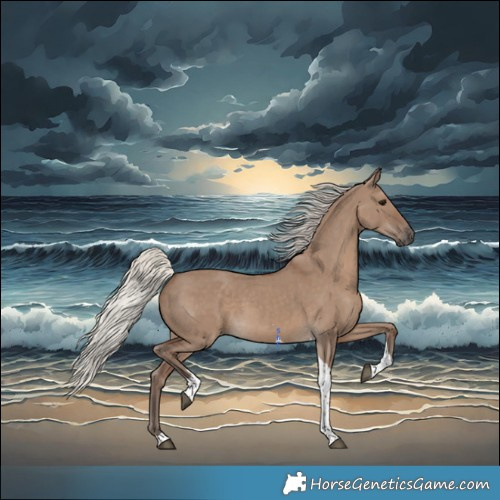 Horse Color:Silver Grullo Tobiano Rabicano 