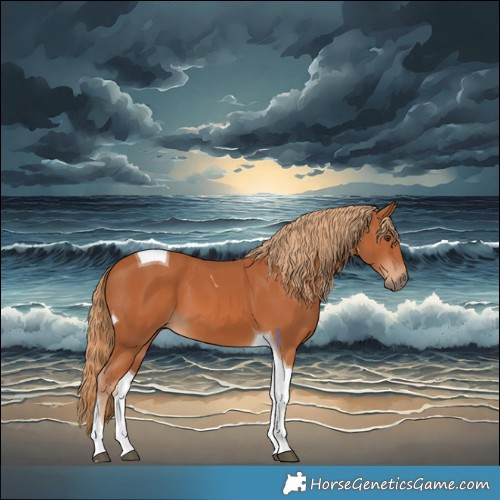 Horse Color:Chestnut Tobiano 