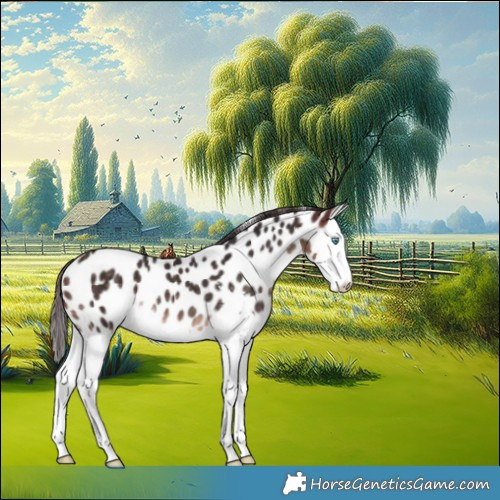 Horse Color:Buckskin Mushroom Sabino Splash Appaloosa 