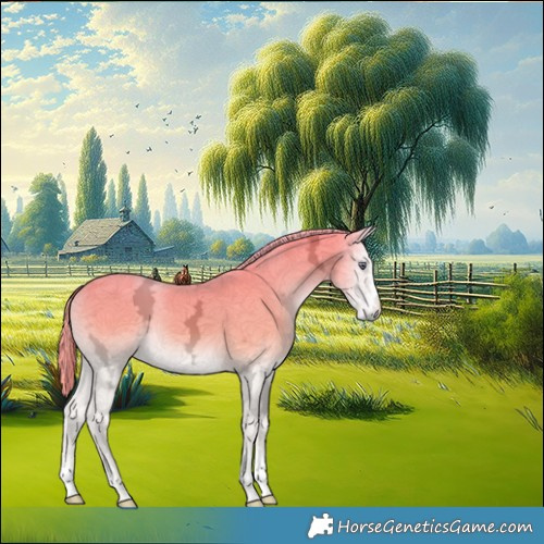 Horse Color:Liver Red Onyx Chinchilla Ice Mushroom 