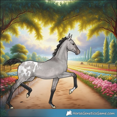Horse Color:Platinum Bay Dun Appaloosa 