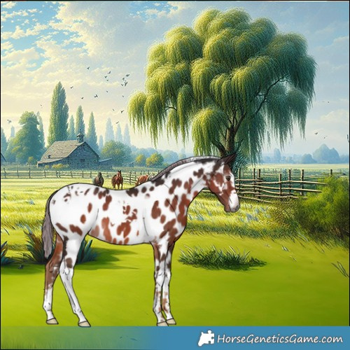 Horse Color:Gray White Spotted Chocolate Palomino Mushroom Tobiano Appaloosa 