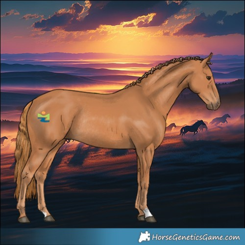 Horse Color:Chestnut Rabicano