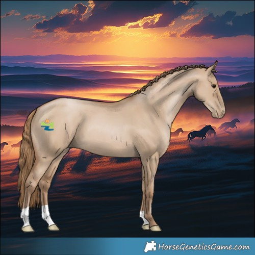 Horse Color:Grullo Pearl