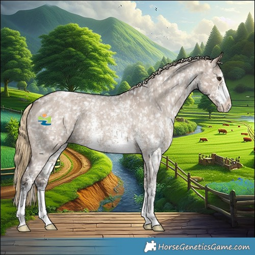 Horse Color:Liver Red Dun Sabino Appaloosa Brindle