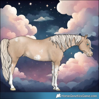 Horse Color:Chocolate Palomino Pearl Tobiano Frame and Chocolate Palomino Pearl Splash Tobiano Frame