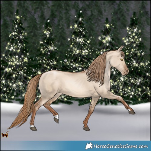 Horse Color:Liver Red Dun Pearl 