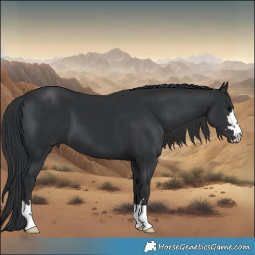 Horse Color:Black 