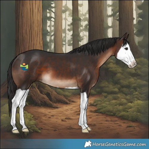 Horse Color:Brown Splash 