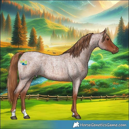 Horse Color:Red Roan 