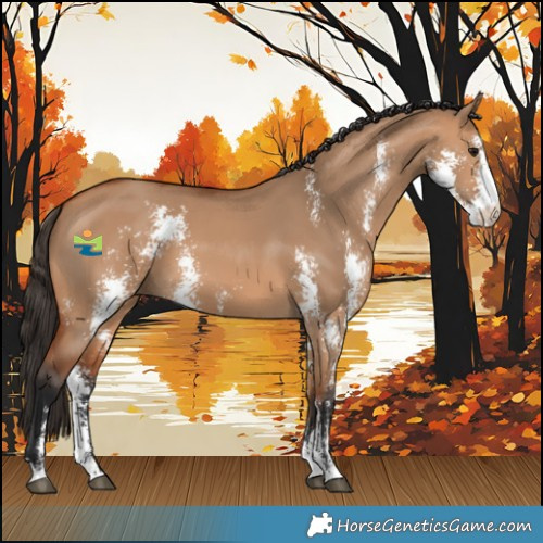 Horse Color:Bay Dun Sabino 
