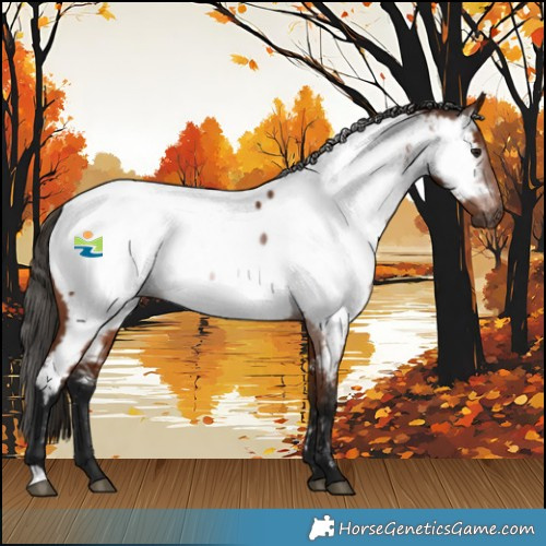 Horse Color:Gray Bay Near Fewspot 