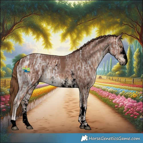 Horse Color:Void Chestnut Ice Sabino 